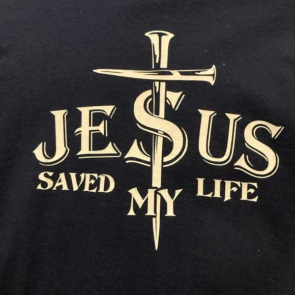 Navy Long Sleeve Graphic Tee - Picture 2 of 4